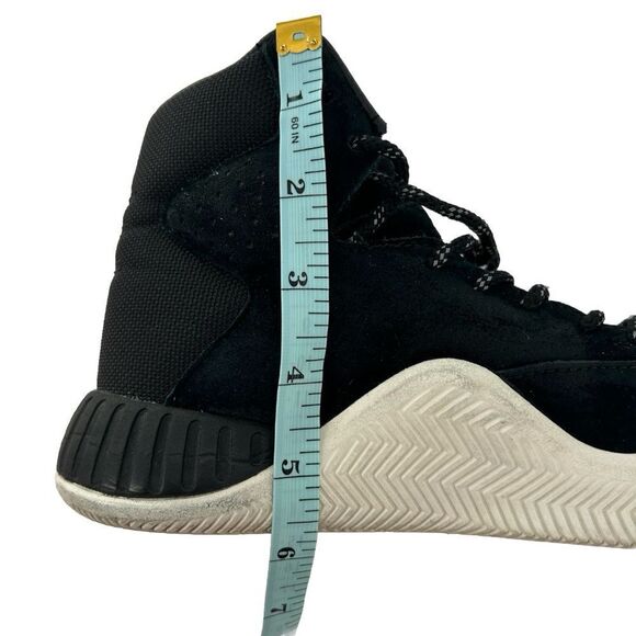 Adidas Vintage Tubular Instinct Core Black White High Top Sneakers Women's Sz 5 - Picture 11 of 12